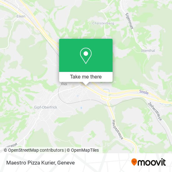 Maestro Pizza Kurier map