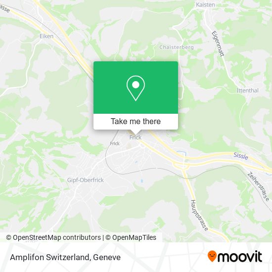 Amplifon Switzerland map