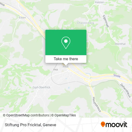 Stiftung Pro Fricktal map