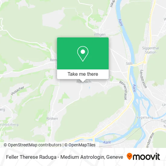 Feller Therese Raduga - Medium Astrologin map