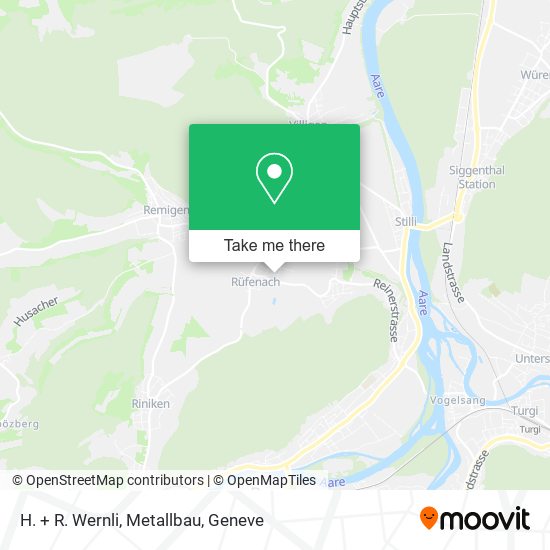 H. + R. Wernli, Metallbau map