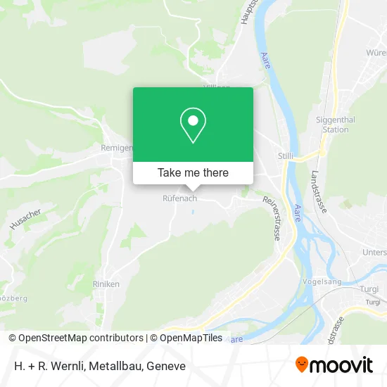 H. + R. Wernli, Metallbau map