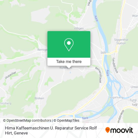 Hima Kaffeemaschinen U. Reparatur Service Rolf Hirt map