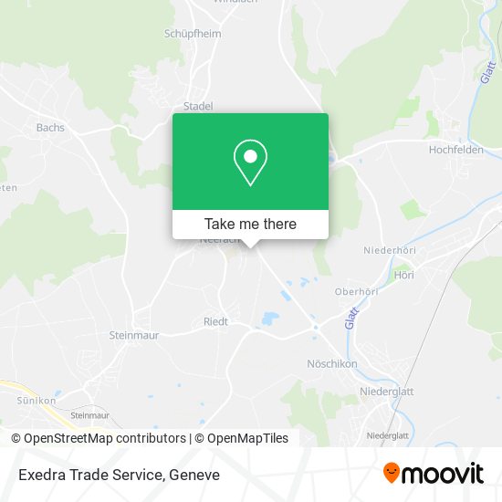 Exedra Trade Service map