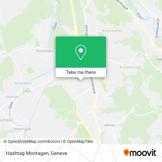 Hashtag Montagen map