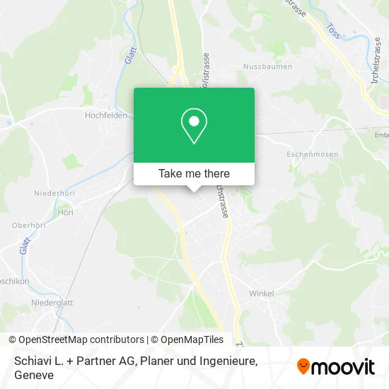 Schiavi L. + Partner AG, Planer und Ingenieure map