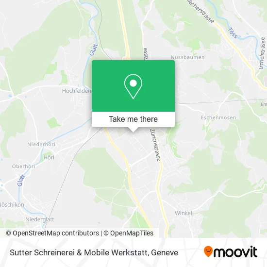 Sutter Schreinerei & Mobile Werkstatt map