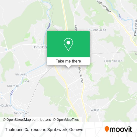 Thalmann Carrosserie Spritzwerk map