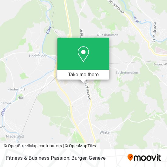 Fitness & Business Passion, Burger map