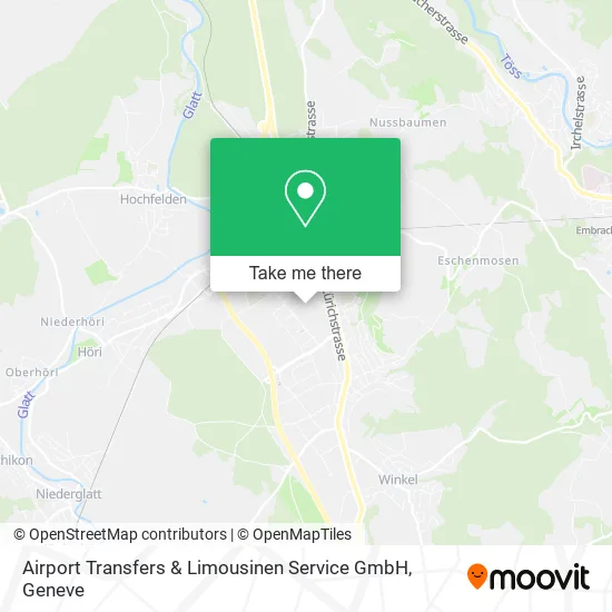 Airport Transfers & Limousinen Service GmbH map