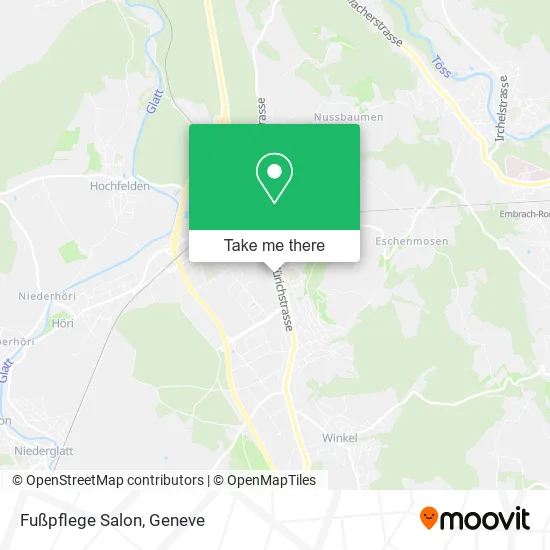 Fußpflege Salon map