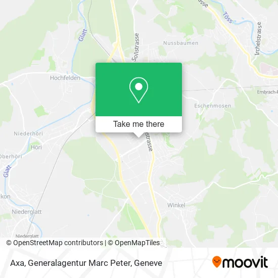 Axa, Generalagentur Marc Peter map