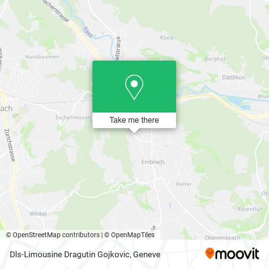 Dls-Limousine Dragutin Gojkovic map