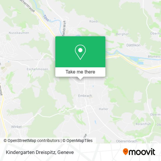 Kindergarten Dreispitz map