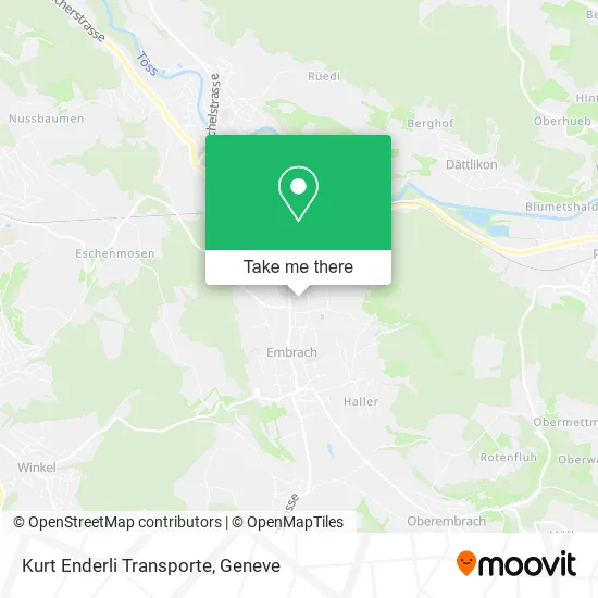 Kurt Enderli Transporte map
