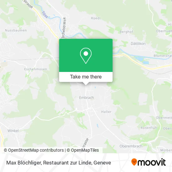 Max Blöchliger, Restaurant zur Linde map