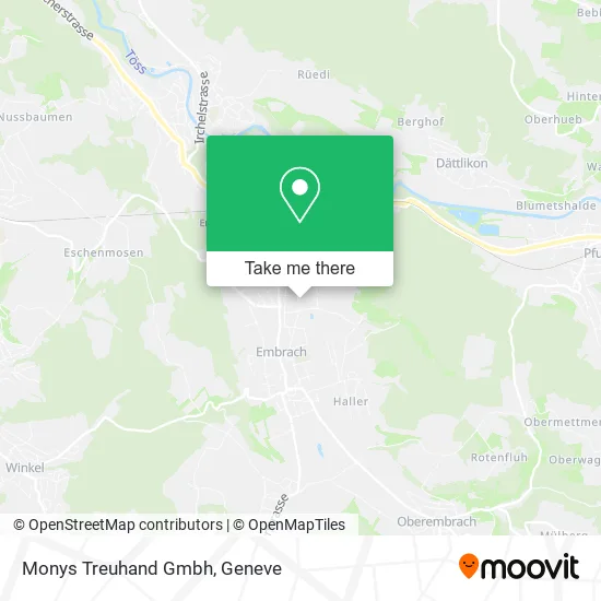 Monys Treuhand Gmbh map