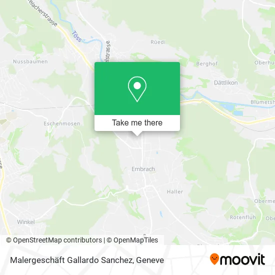 Malergeschäft Gallardo Sanchez map