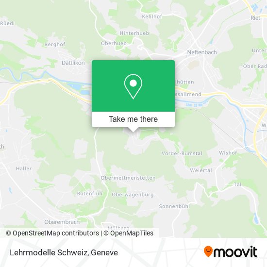 Lehrmodelle Schweiz map