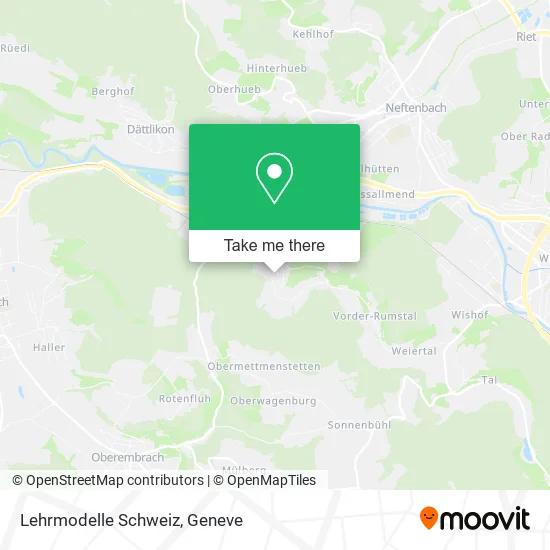Lehrmodelle Schweiz map