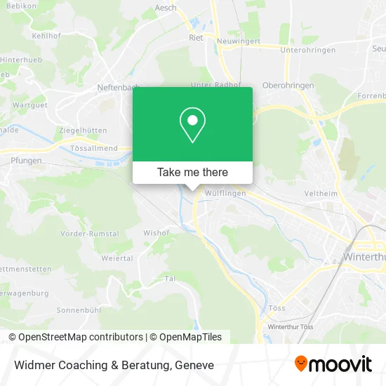 Widmer Coaching & Beratung map