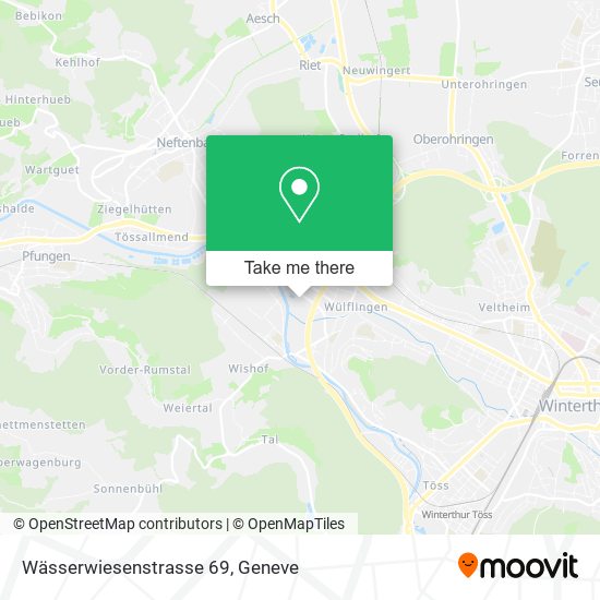 Wässerwiesenstrasse 69 map