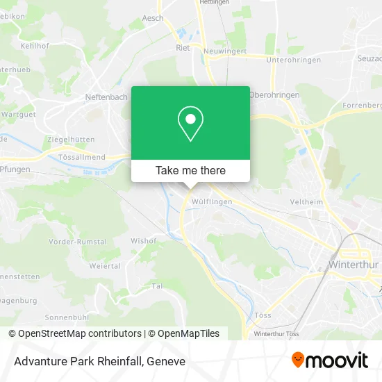 Advanture Park Rheinfall map
