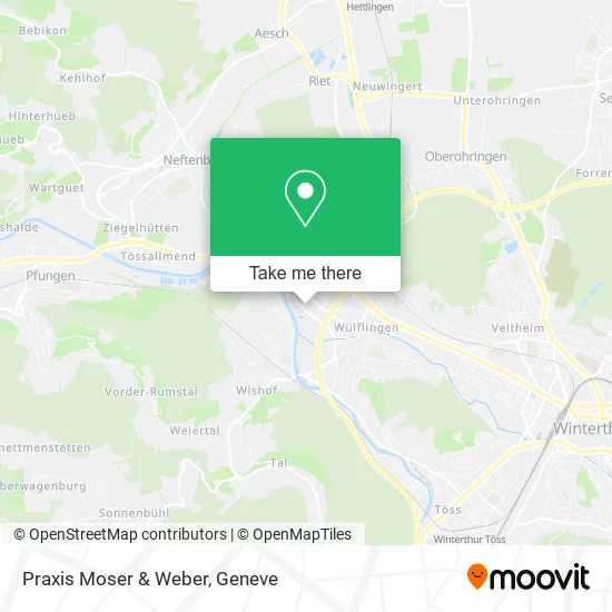 Praxis Moser & Weber map