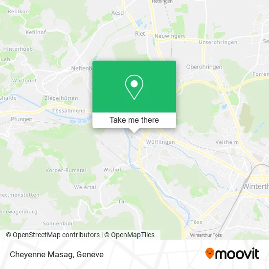 Cheyenne Masag map