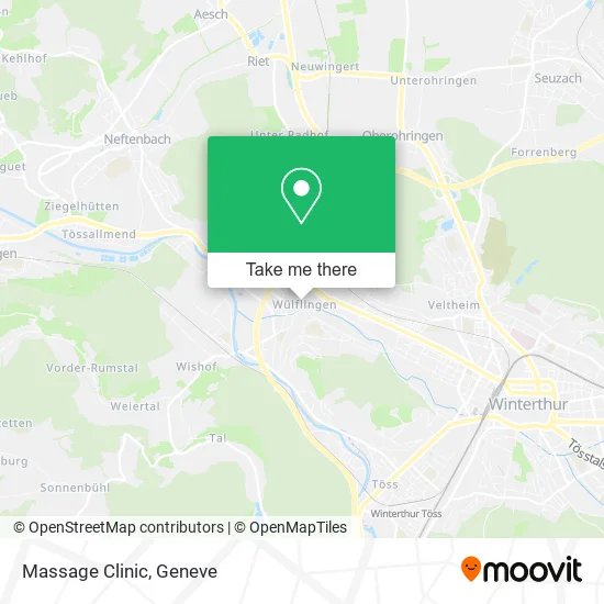 Massage Clinic map