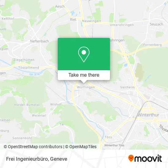 Frei Ingenieurbüro map