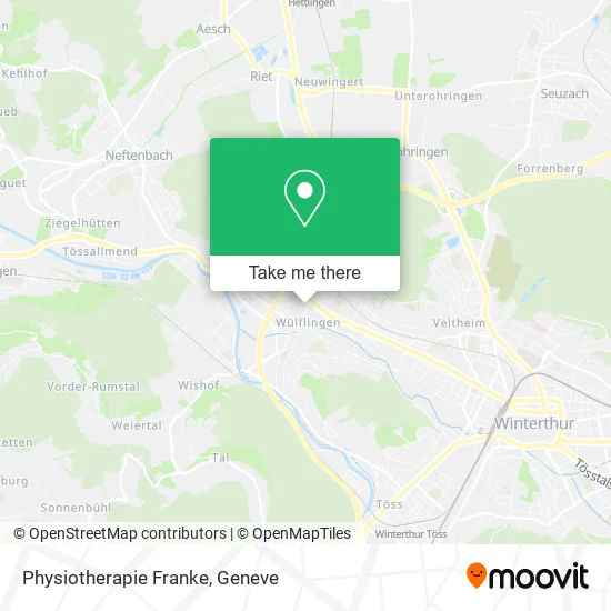 Physiotherapie Franke map