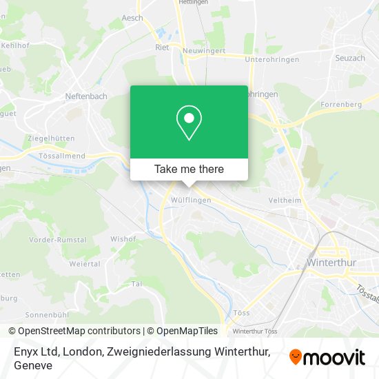 Enyx Ltd, London, Zweigniederlassung Winterthur plan