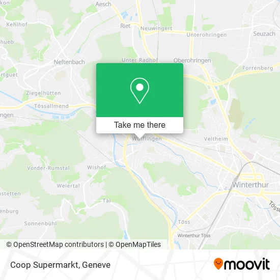 Coop Supermarkt map