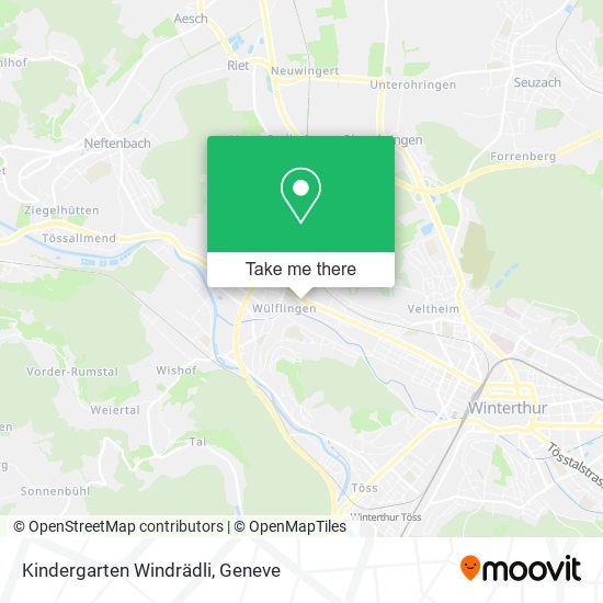 Kindergarten Windrädli map