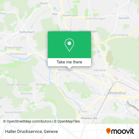 Haller Druckservice map