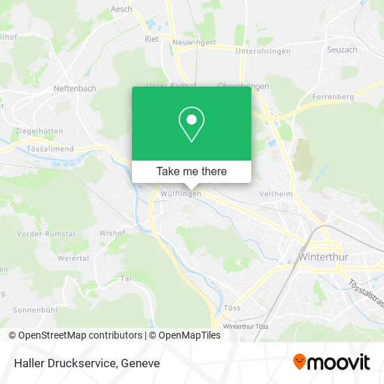 Haller Druckservice map