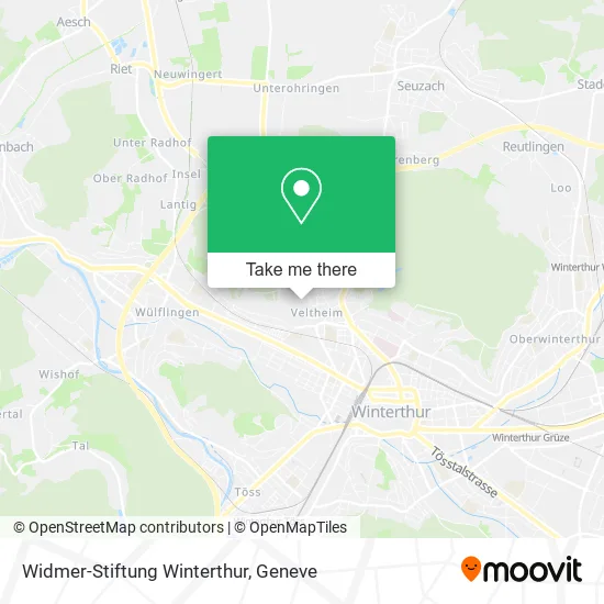 Widmer-Stiftung Winterthur map