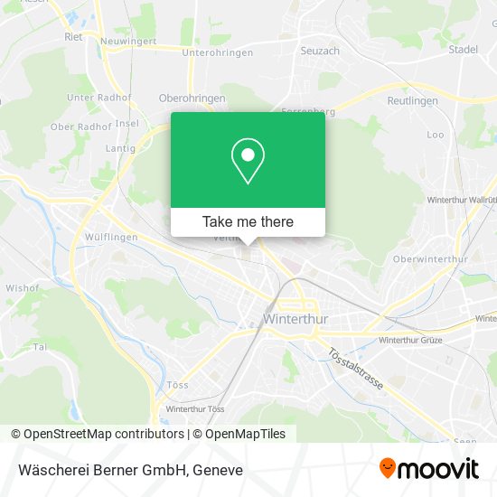 Wäscherei Berner GmbH map