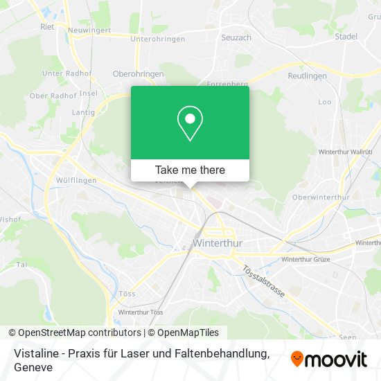 Vistaline - Praxis für Laser und Faltenbehandlung Karte