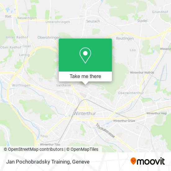Jan Pochobradsky Training map