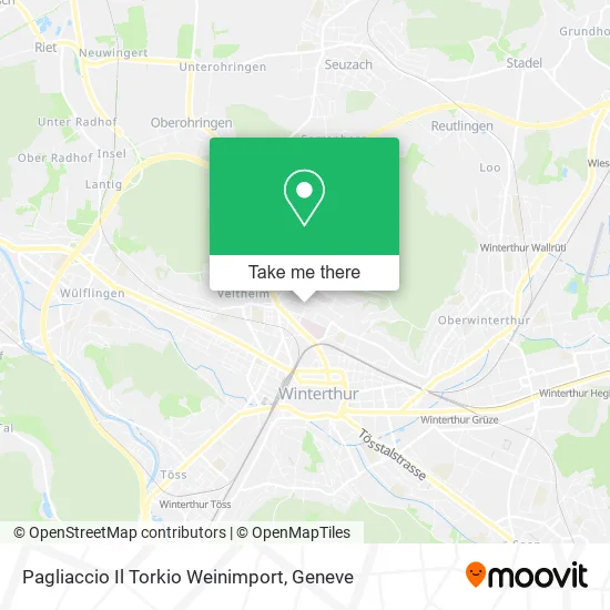 Pagliaccio Il Torkio Weinimport map