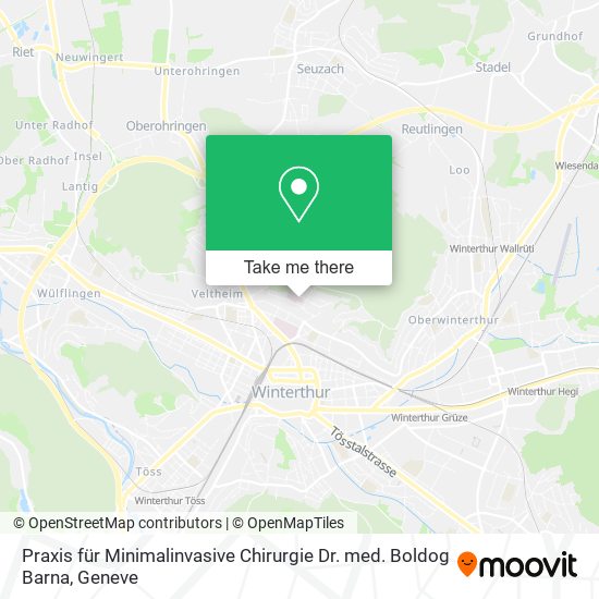 Praxis für Minimalinvasive Chirurgie Dr. med. Boldog Barna map