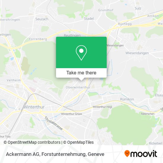 Ackermann AG, Forstunternehmung map