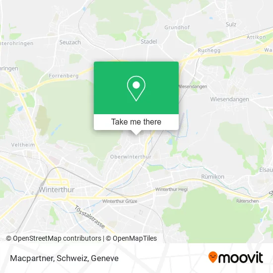 Macpartner, Schweiz map