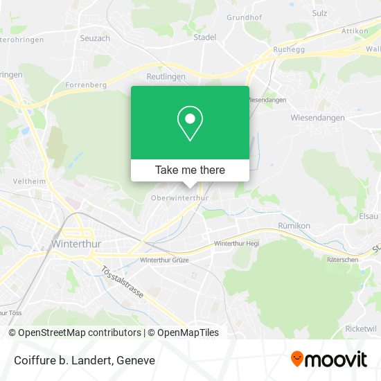 Coiffure b. Landert map
