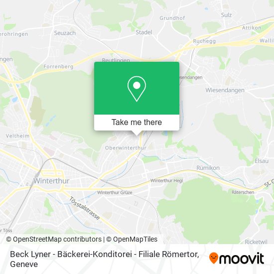 Beck Lyner - Bäckerei-Konditorei - Filiale Römertor map