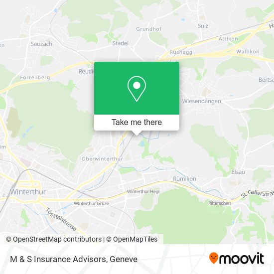 M & S Insurance Advisors map