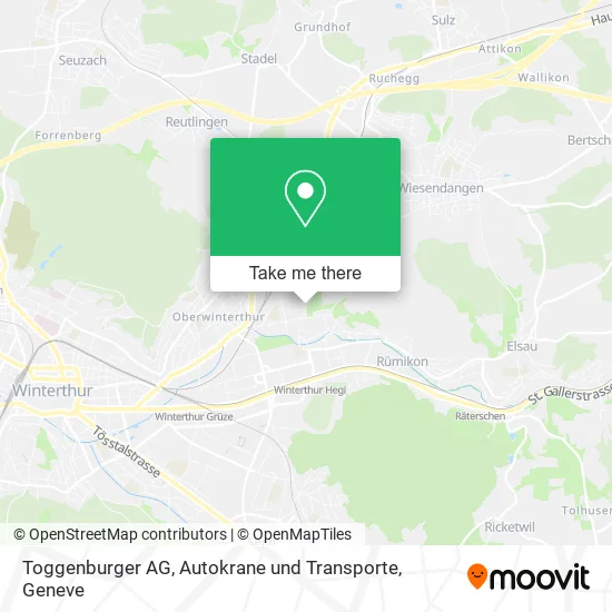 Toggenburger AG, Autokrane und Transporte map
