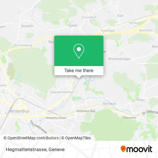 Hegmattenstrasse map